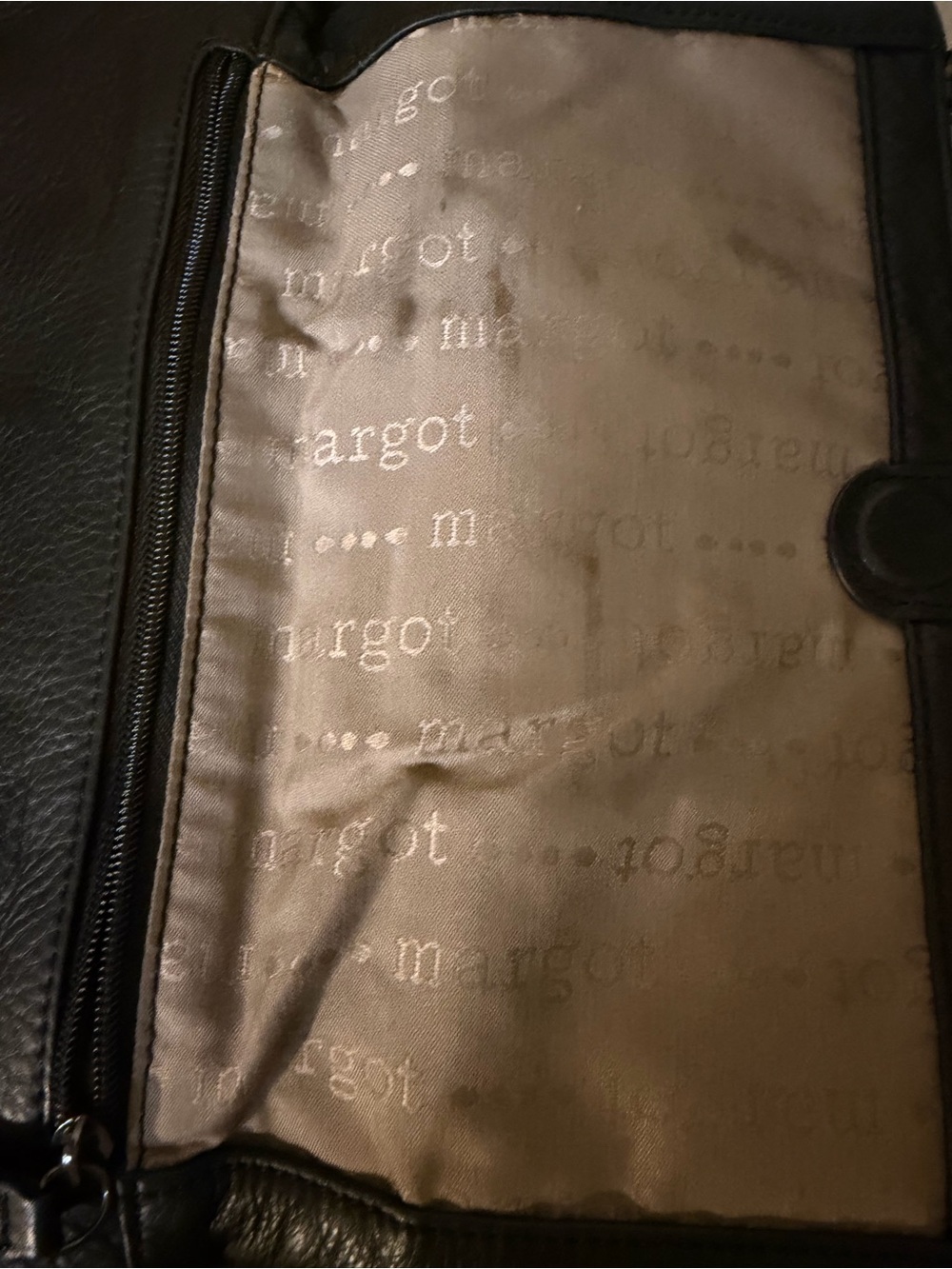 margot Black Leather Crossbody Bag - Picture 5 of 6
